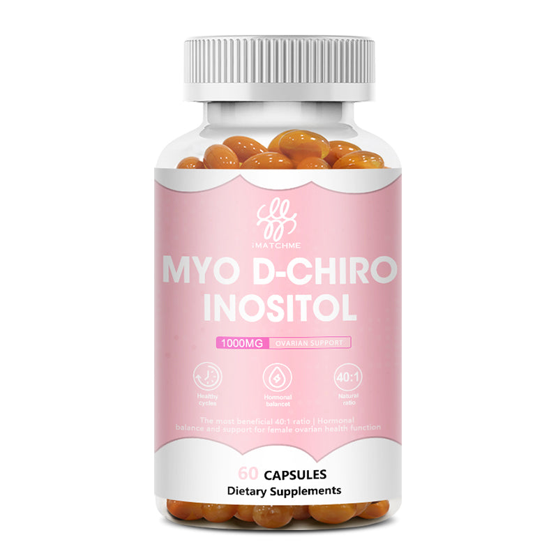 Myo Inositol Capsule - Myo D-Chiro Inositol Blend Supplement - Hormonal Balance Ovarian Support by IM