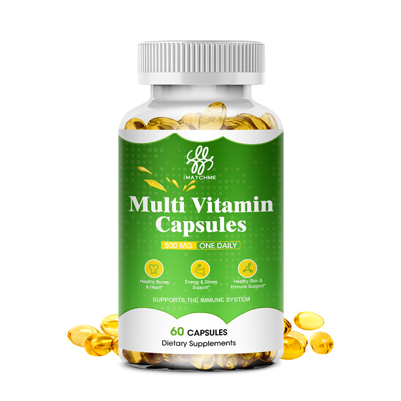 Orgmax Multivitamin & Minerals Capsules with Vitamin B12, D3 & K2 for Boost Energy and Metabolism Support Heart & Joint Strength Immune Health
