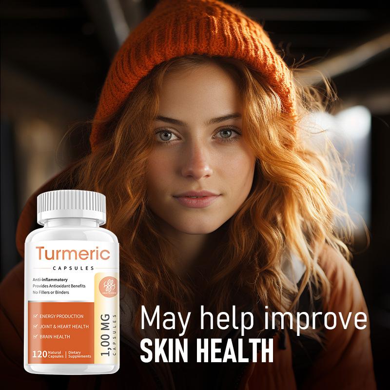iMATCHME Turmeric Capsule Better Absorption Joint Support Brain Heart Healthy Immune System Vegen