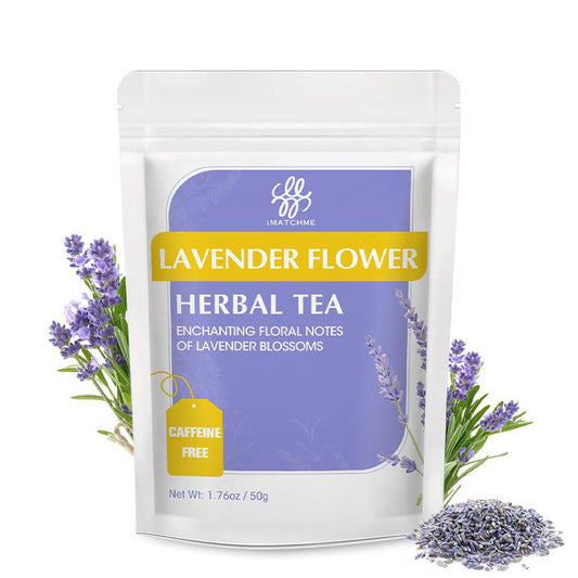 Organic Lavender Tea - Herbal Tea - Loose Leaf Stress Relief & Help Sleep Caffeine Free