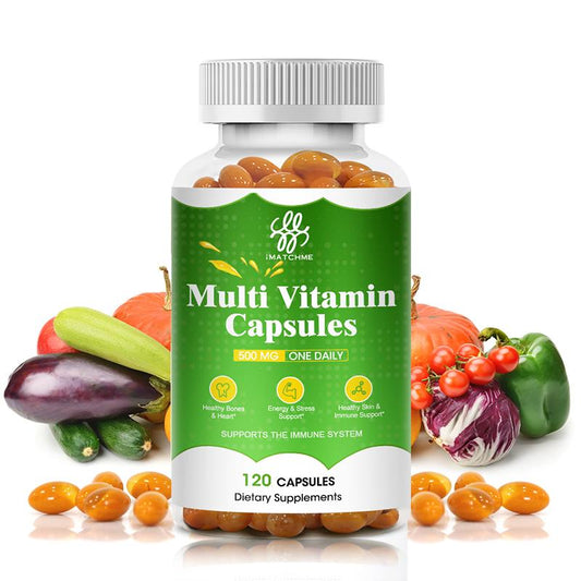 Orgmax Multivitamin & Minerals Capsules with Vitamin B12, D3 & K2 for Boost Energy and Metabolism Support Heart & Joint Strength Immune Health