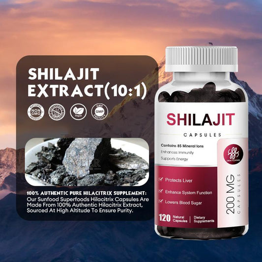 iMATCHME Original Shilajit Soft Capsule Mineral Supplements for Immune Health, Boost Energy, Metabolism Overall Physical Health