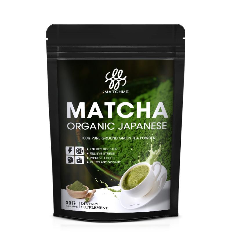 iMATCHME Organic Matcha Powder Matcha Green Tea Powder Antioxidant-Rich Helps Support Digestive Health for Cooking, Baking, Latte, Smoothie, Hot & Iced Drinks