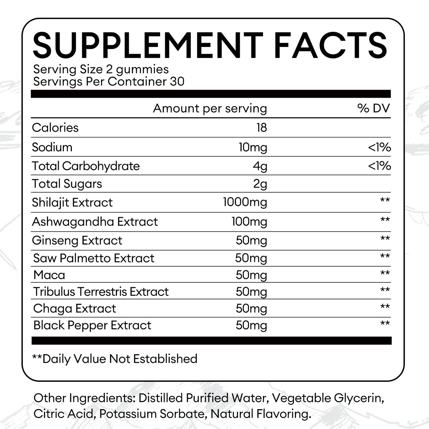 Shilajit Complex Gummies 1400MG with Ashwagandha for Enhanced Energy and Immune Support, Shilajit for Men Energy Booster, Sugar-Free, Strawberry Flavor, 60 Count
