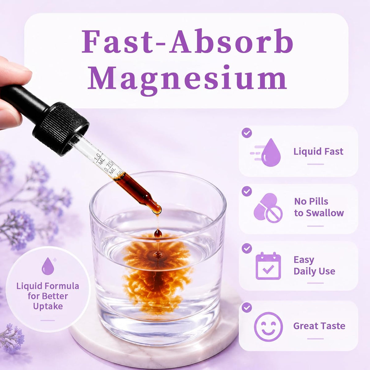 Magnesium Taurate Liquid Drops