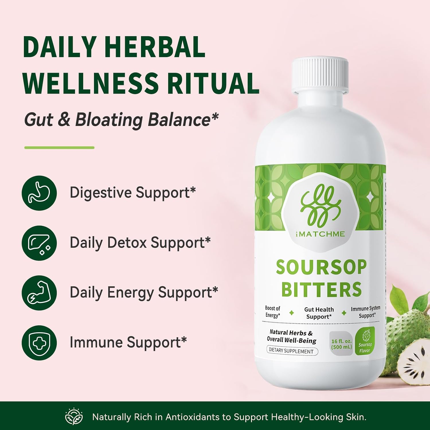 15-Herb Soursop Bitters Liquid