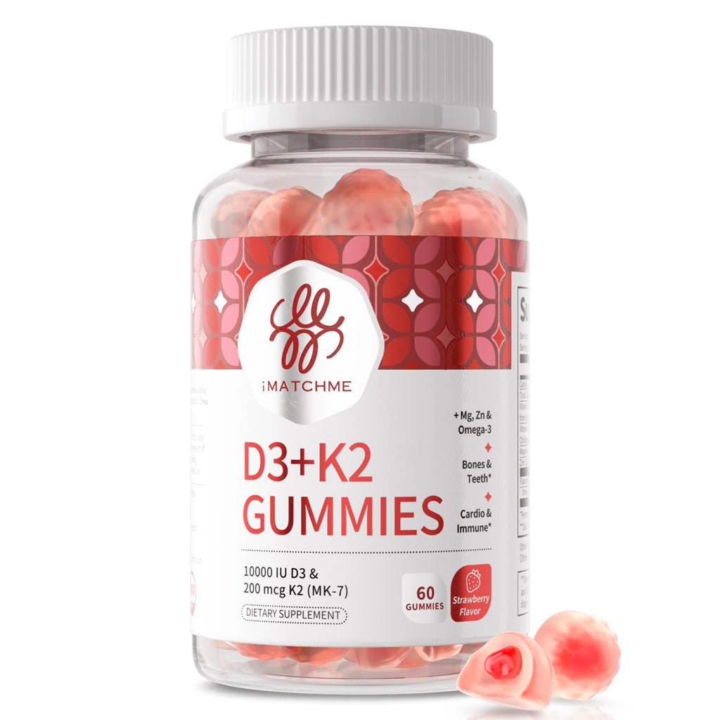 High Potency Vitamin D3 + K2 Gummies