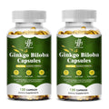(2 PACK)Ginkgo Biloba Capsules 500mg | Herbal Supplement | 240 Vegetarian Capsules