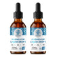 (2 Pack) Magnesium Liquid Drops with Potassium & Sea Moss, Strawberry Flavor, 4 fl oz Total