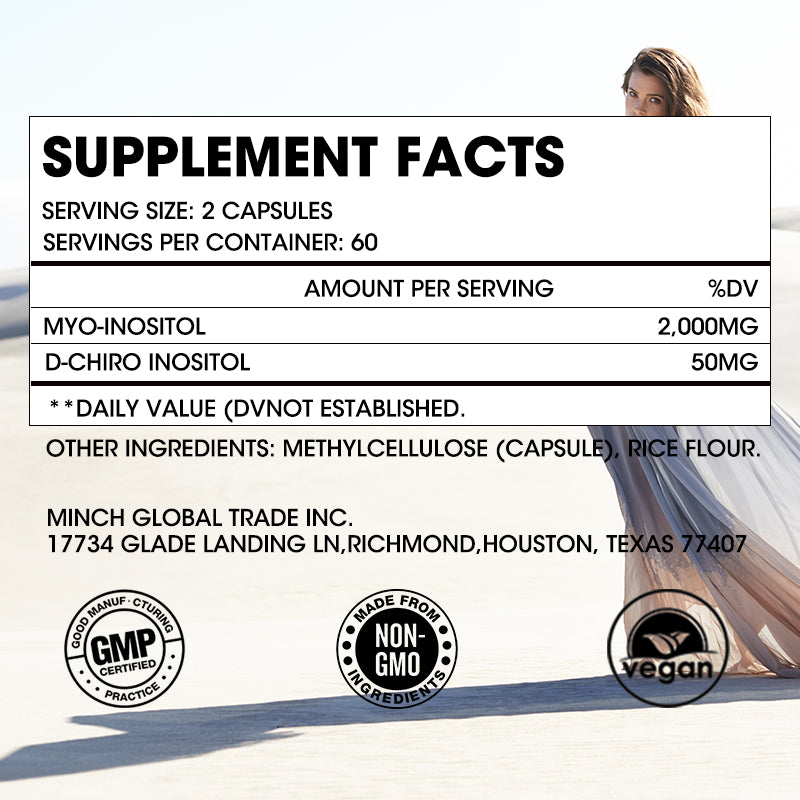 MYO D-CHIRO INOSITOL Dietary Supplement Capsules