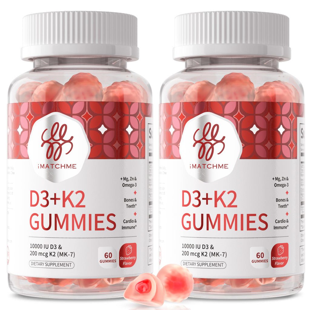 High Potency Vitamin D3 + K2 Gummies