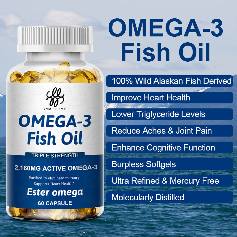 Deep-Sea OMEGA-3 Fish Oil Capsules