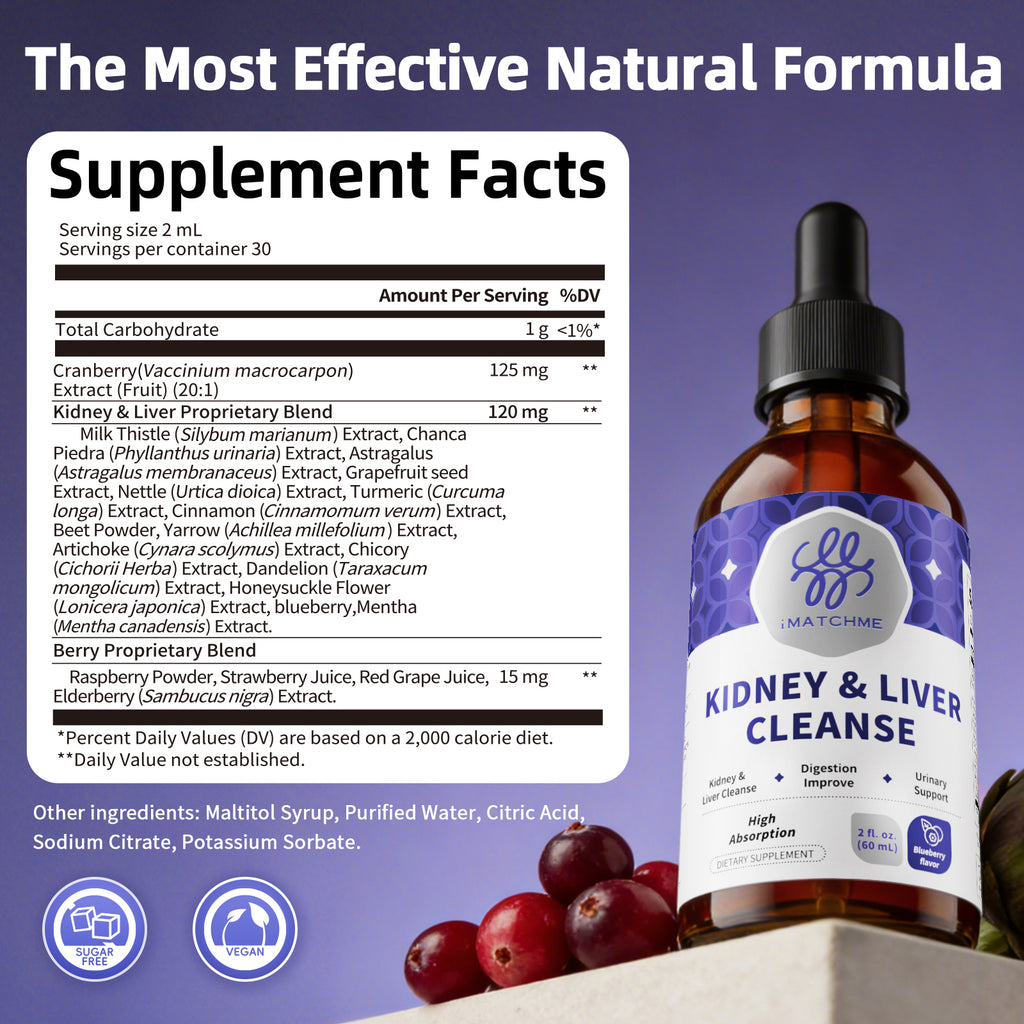 Kidney & Liver Cleanse Liquid Drops