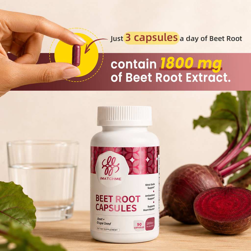 Organic Beet Root Capsules (1800mg)