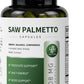 Saw Palmetto for Men Prostate Health Supplement to Promote Urinary Tract Function - with Pumpkin Seed Oil & Shilajit - 808mg Per Serving - DHT Blocker Hair Vitamin - Vegan, Non-GMO, 60 Capsules