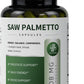 Saw Palmetto for Men Prostate Health Supplement to Promote Urinary Tract Function - with Pumpkin Seed Oil & Shilajit - 808mg Per Serving - DHT Blocker Hair Vitamin - Vegan, Non-GMO, 120 Capsules