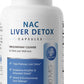NAC Supplement 900 mg – Liver Cleanse Detox & Repair, Antioxidant & Cellular Health, Alcohol Defense Support – N-Acetyl Cysteine Capsules with Milk Thistle, Turmeric, Dandelion & Artichoke – 120 Count