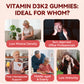 iMATCHME High Potency Vitamin D3 + K2 (MK-7) Gummies - 10000 IU D3 & 200 mcg K2 with Omega-3, Magnesium & Zinc - Strawberry Filled Liquid-Core Sugar-Free Complex