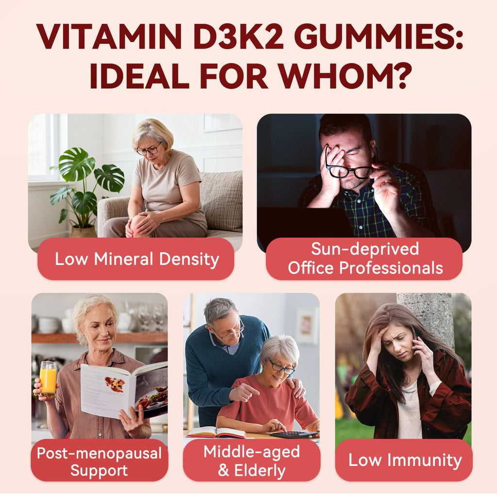 High Potency Vitamin D3 + K2 Gummies