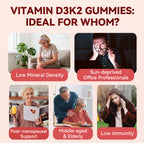 High Potency Vitamin D3 + K2 Gummies