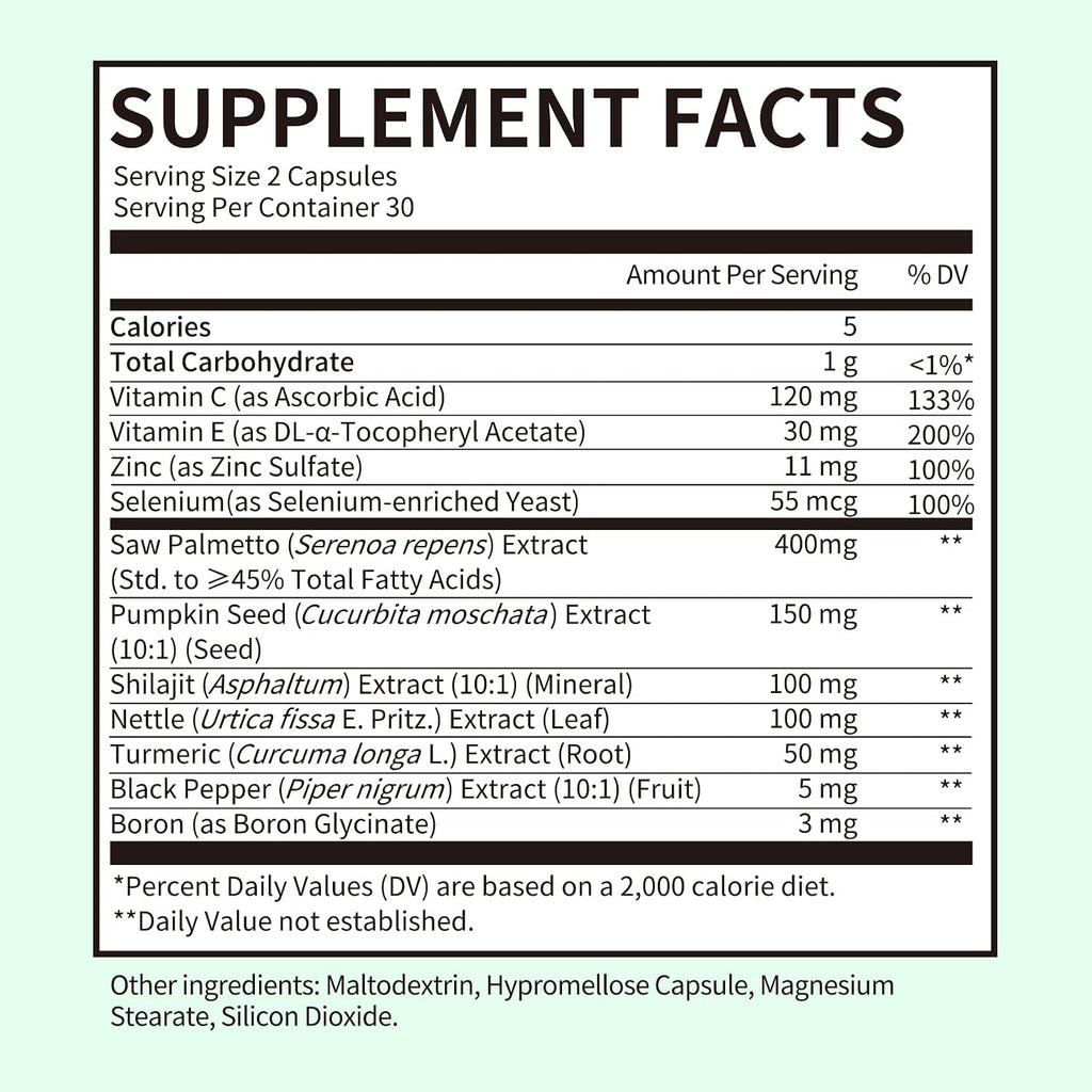 Saw Palmetto Capsules (808mg)
