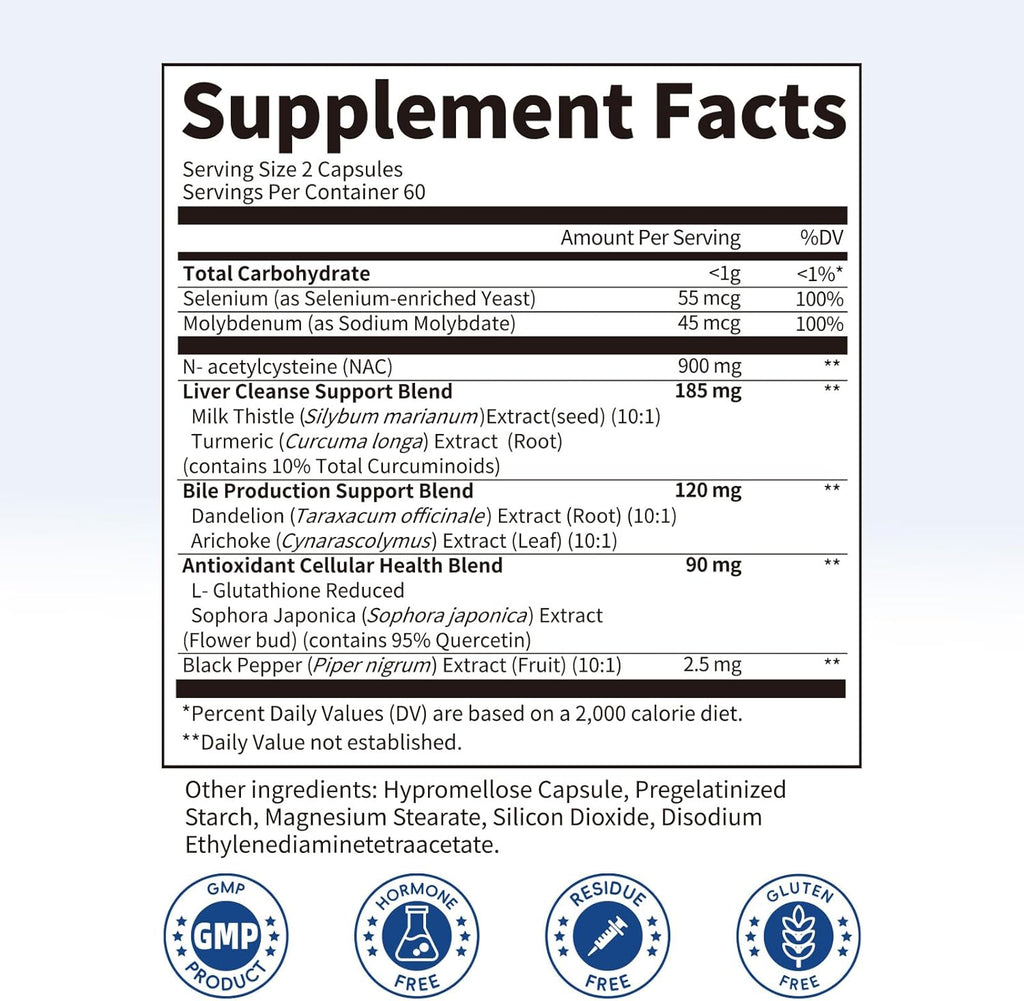 NAC Supplement Capsules (900mg)