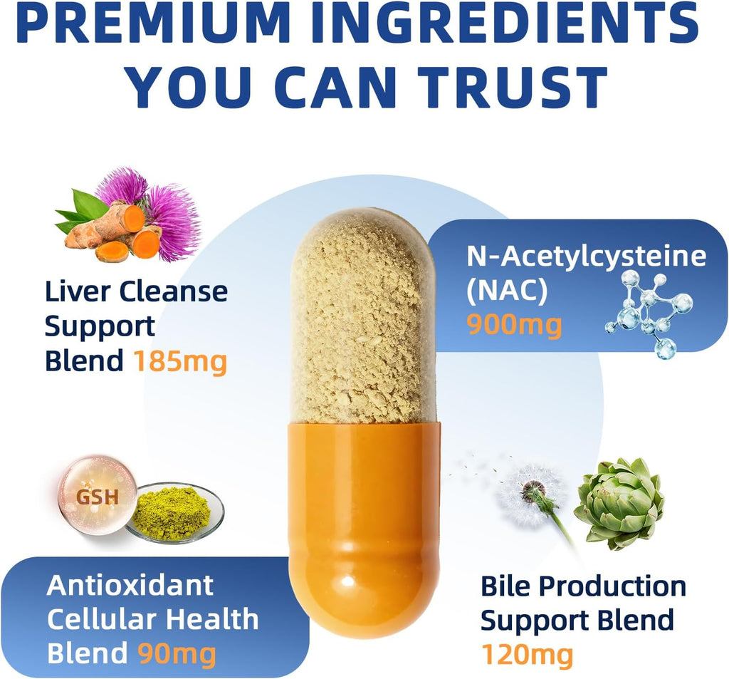 NAC Supplement Capsules (900mg)