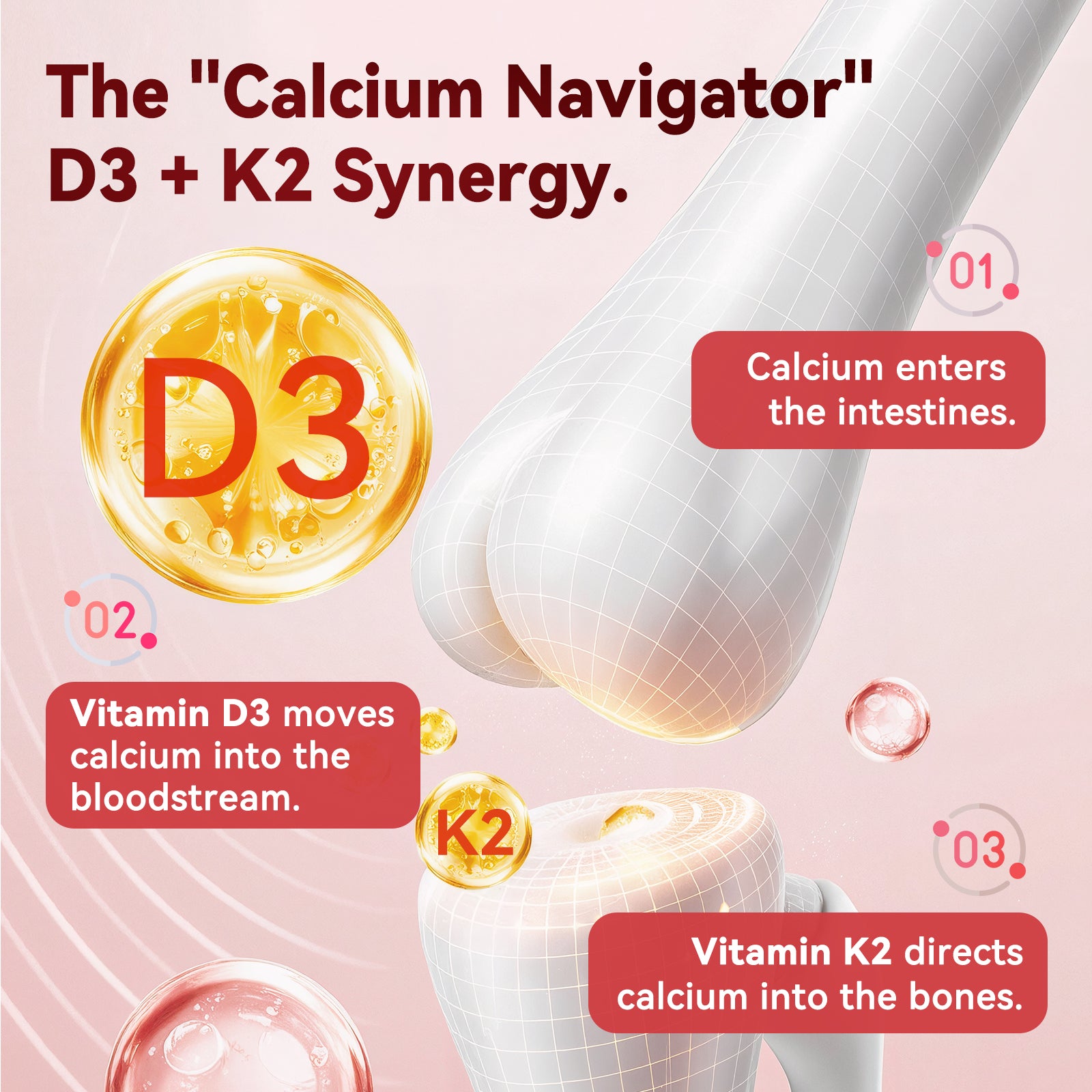 High Potency Vitamin D3 + K2 Gummies
