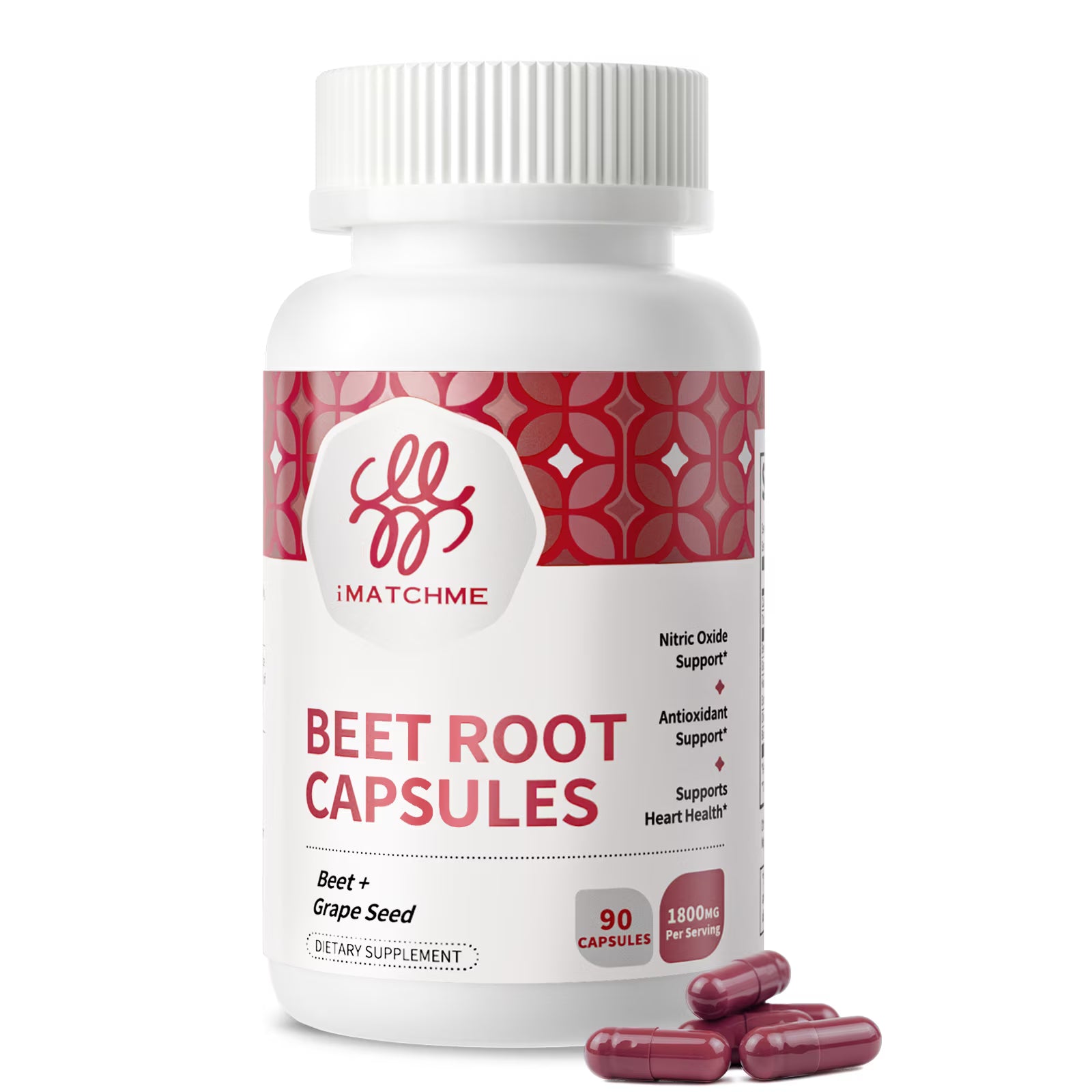 Organic Beet Root Capsules (1800mg)