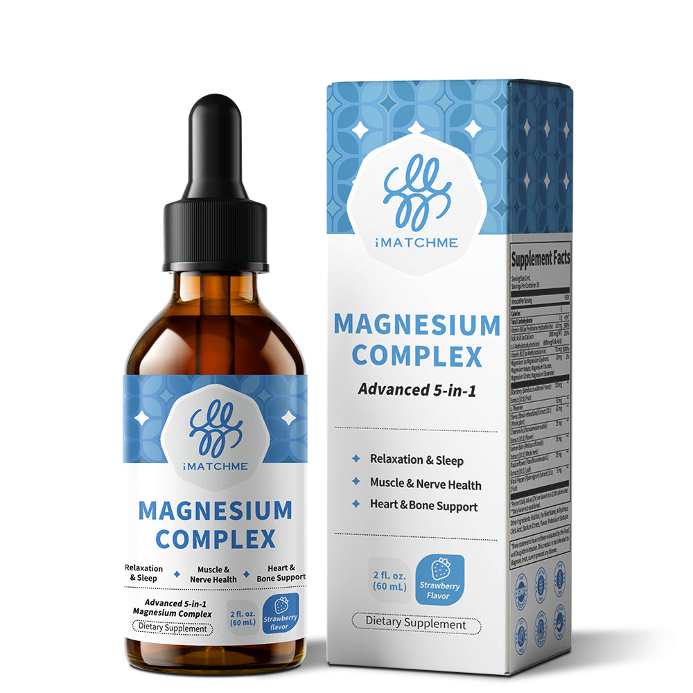 Advanced Liquid Magnesium Complex — High-Absorption Glycinate, Citrate & Malate Blend with L-Theanine & Methyl-B12 (2 Fl Oz / 30 Servings)