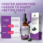 Cortisol Supplement Liquid Drops, 10 in 1 Cortisol Manager Reducer with Magnesium, Ashwagandha, L-theanine for Balanced Cortisol and Mood Support - 2 fl oz, Blueberry Flavor