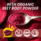 Beet Root Capsules - 1800mg Per Serving - Beetroot Powder Supports Heart, Energy, Immune System, 90 Capsules