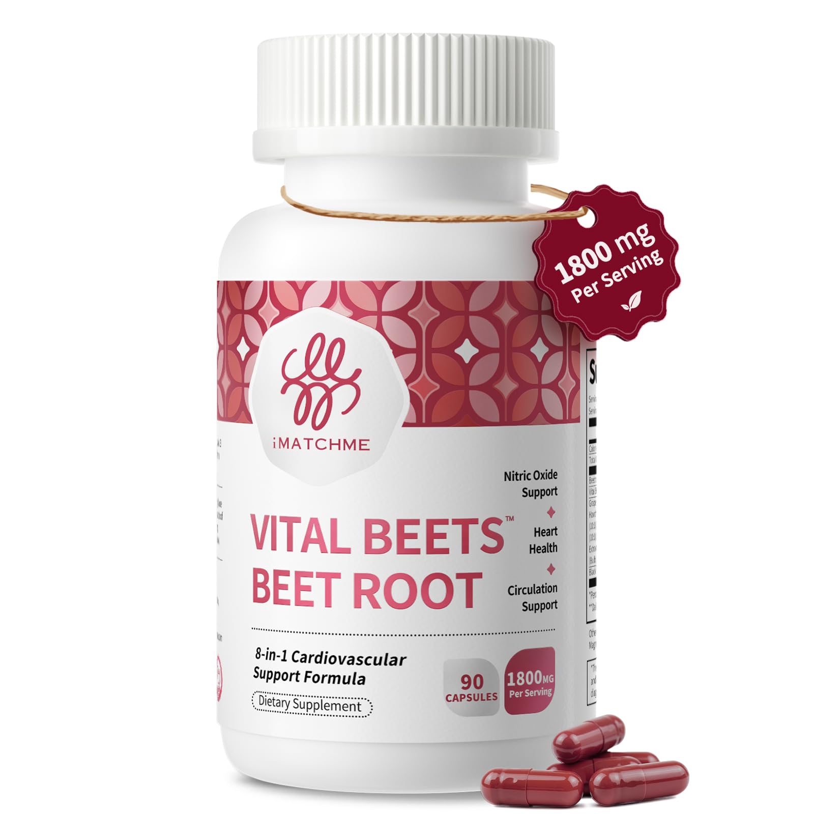 Vital Beets Capsules (1800mg)
