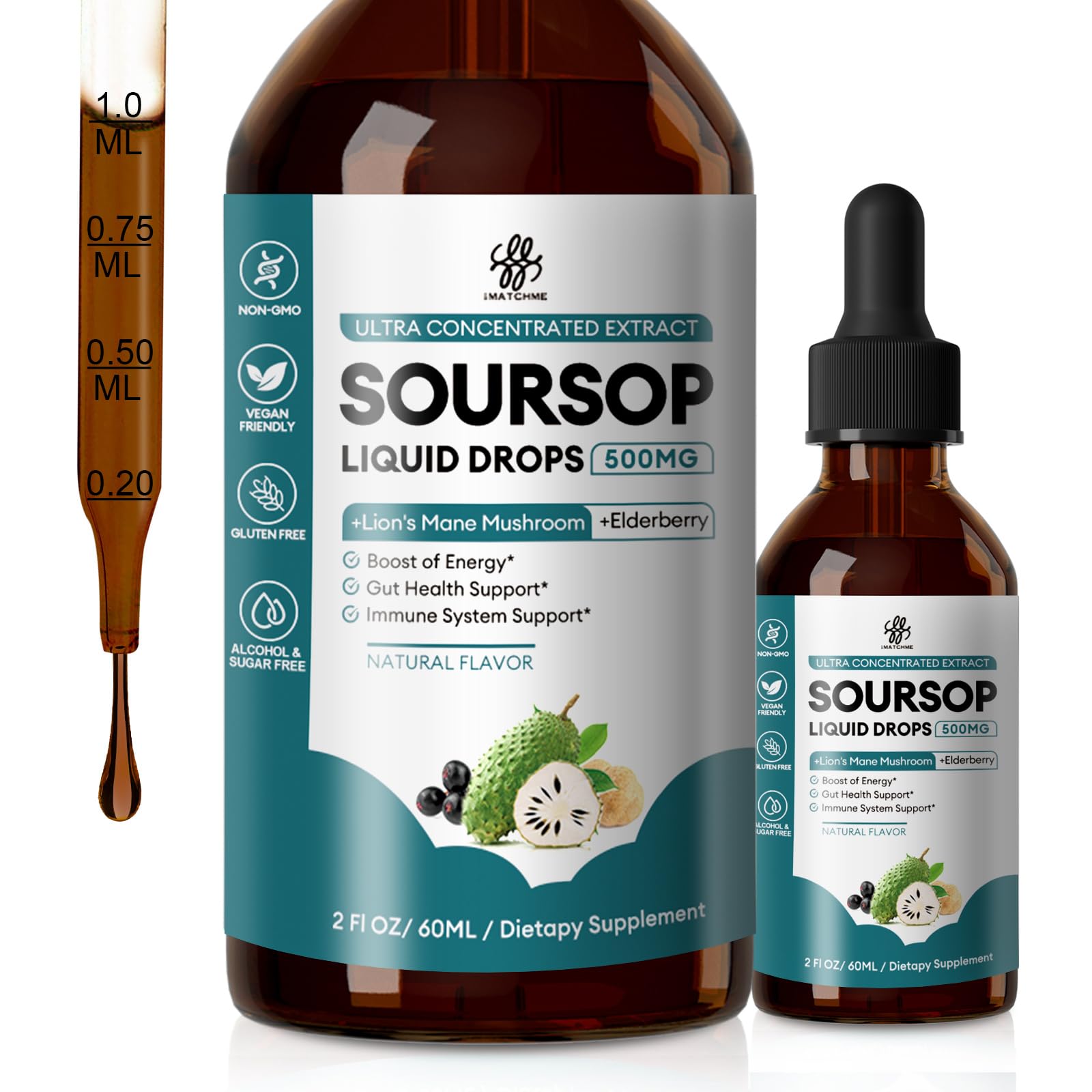 Soursop & Lion's Mane Liquid Drops