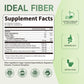 iMATCHME Daily Fiber Supplement - Psyllium Husk & Slippery Elm Capsules for Effortless Regularity & Gut Health (120 Count)
