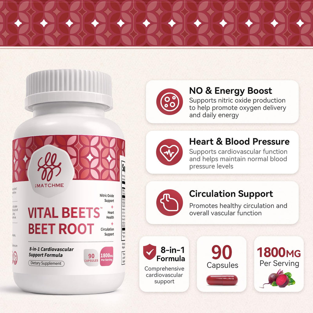 Vital Beets Capsules (1800mg)