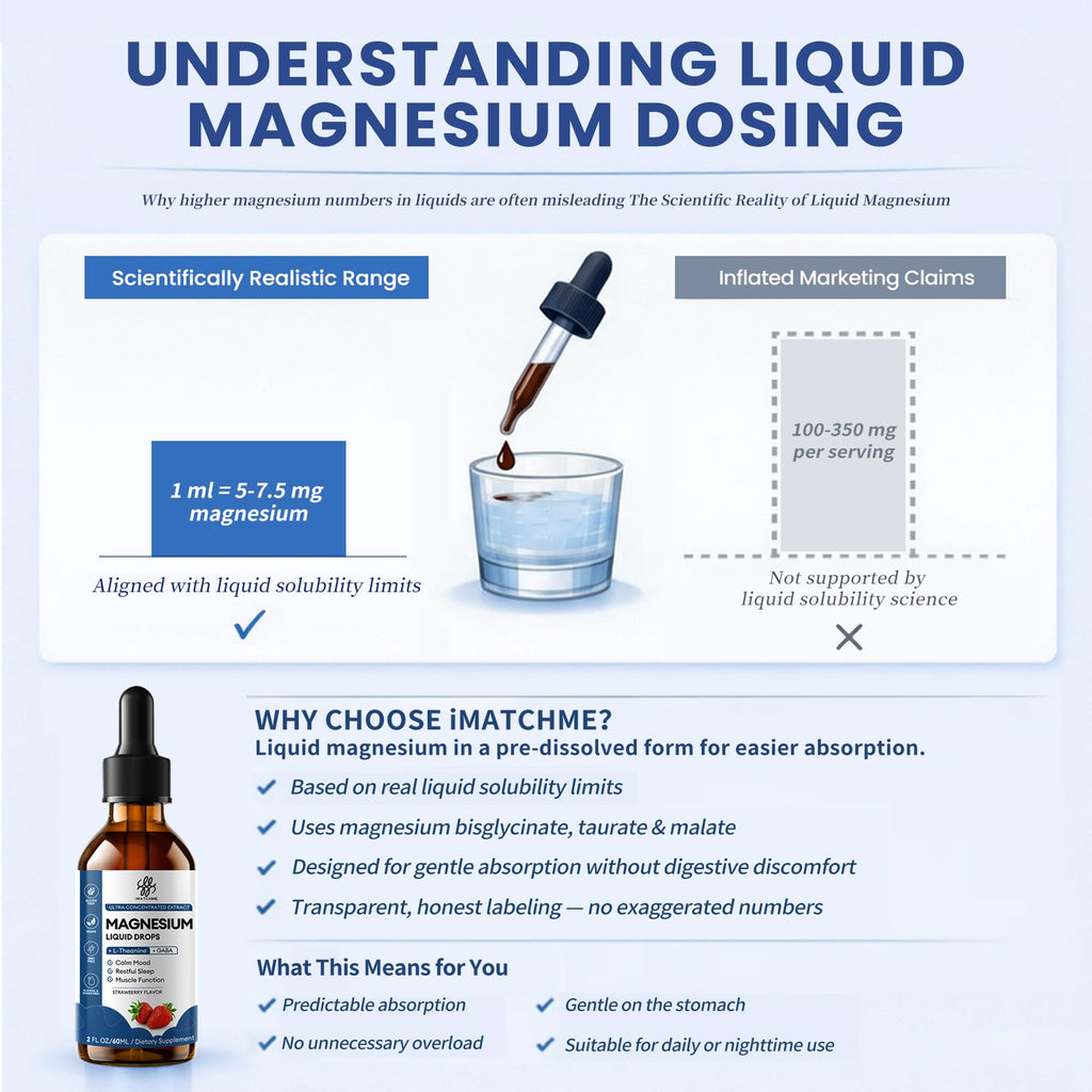 Liquid Magnesium Glycinate Drops (Strawberry)
