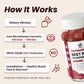 iMATCHME 30:1 Beet Root Gummies - Sugar-Free Nitric Oxide Booster for Blood Pressure, Circulation & Mood Support (60 Strawberry Chews)