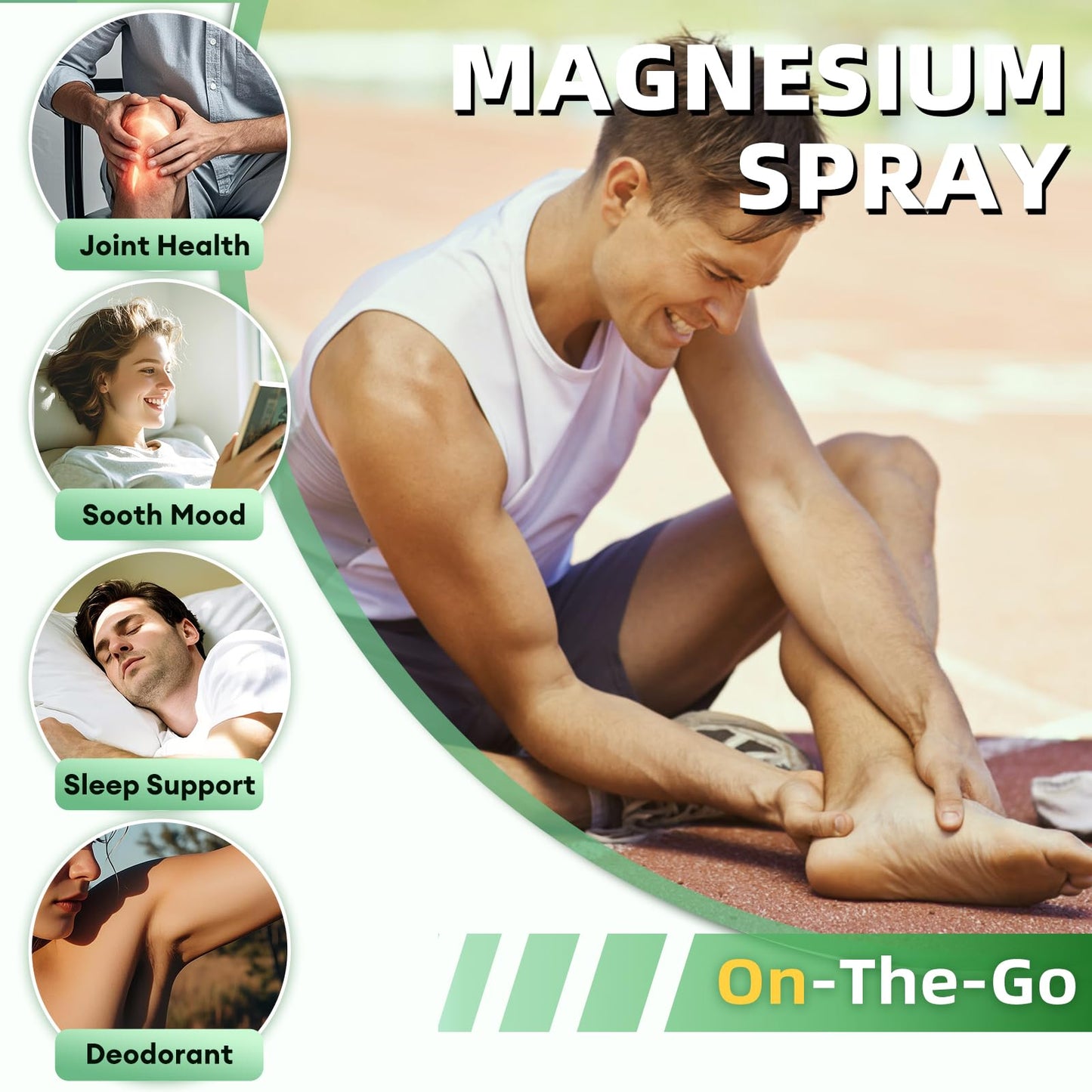 iMATCHME Magnesium Oil Spray for Sleep & Muscle Relief - Advanced Calm Formula with Aloe Vera & Chamomile (4oz)