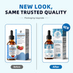High Absorption Magnesium Liquid Drops with Potassium & Sea Moss, Sleep & Muscle Support, Strawberry Flavor, 2 fl oz