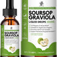 Soursop Graviola Liquid Drop for Cell Support & Regeneration, Immune Boost, Relax, Liver and Sleep, Soursop Bitters Liquid, Herbal Goodness, Sugar/Gluten Free, Natural Flavor, 2 Fl Oz