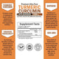 Turmeric Curcumin Capsules Dietary Supplements 2000mg with Bioperine