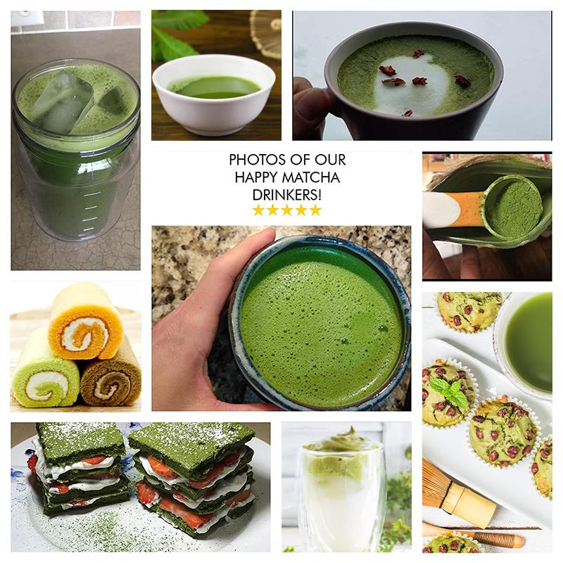 iMATCHME Organic Matcha Powder Matcha Green Tea Powder Antioxidant-Rich Helps Support Digestive Health for Cooking, Baking, Latte, Smoothie, Hot & Iced Drinks