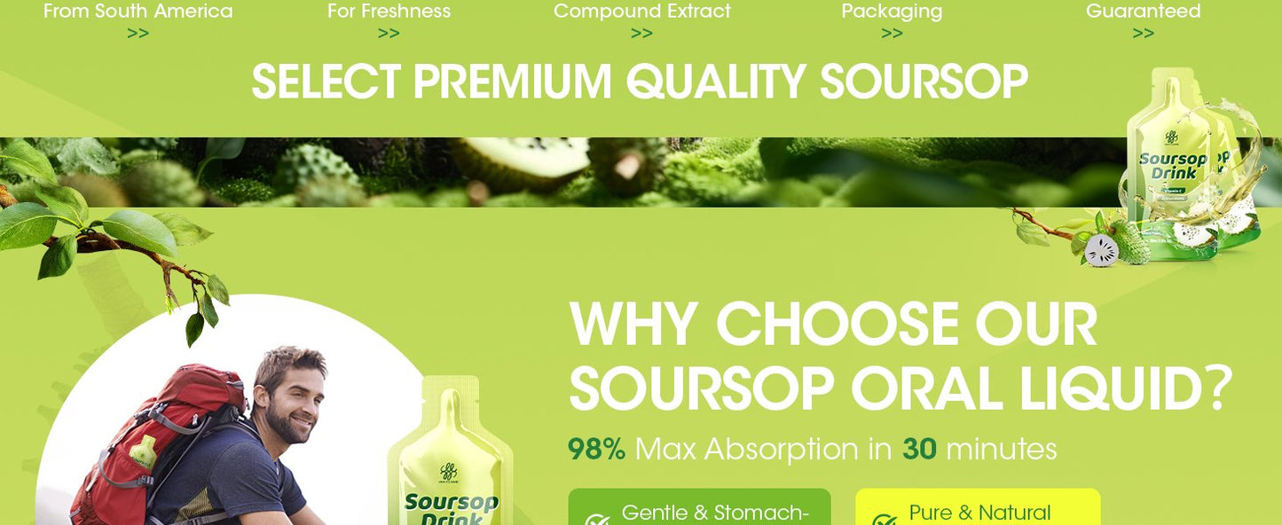 iMATCHME Soursop Bitters Liquid - 1800mg Organic Soursop Extract, Vitamin C - Immune Support, Antioxidants, Digestive & Natural Energy Boost - Vegan & Gluten Free, Natural Flavor, 30 oz (30 Packs)