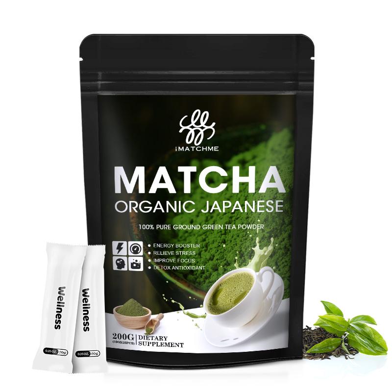 iMATCHME Organic Matcha Powder Matcha Green Tea Powder Antioxidant-Rich Helps Support Digestive Health for Cooking, Baking, Latte, Smoothie, Hot & Iced Drinks