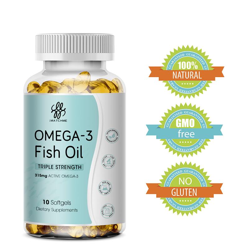 iMATCHME Deep Sea Oil Rich In DHA And EPA VE Non-GMO Vegetarian Improve concentration