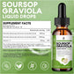 Soursop Graviola Liquid Drop for Cell Support & Regeneration, Immune Boost, Relax, Liver and Sleep, Soursop Bitters Liquid, Herbal Goodness, Sugar/Gluten Free, Natural Flavor, 2 Fl Oz