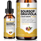 Premium Soursop Graviola for Digestion, Support Healthy Skin & Sleep, Soursop Extract Liquid Drop from Graviola Leaf and Fruit, Sugar/Caffeine/Gluten Free, Passion Fruit Flavor, 2 Fl Oz