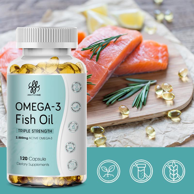iMATCHME Deep Sea Oil Rich In DHA And EPA VE Non-GMO Vegetarian Improve concentration