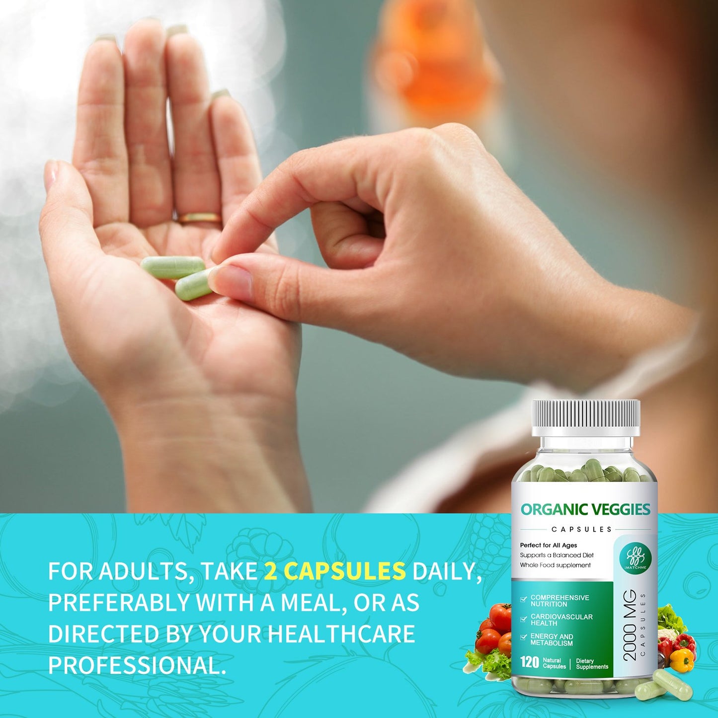 Daily Superfoods Supplement Whole Food Natural Balance High Fiber Supplement